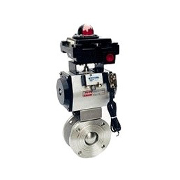 气动对夹式球阀 气动对夹式球阀