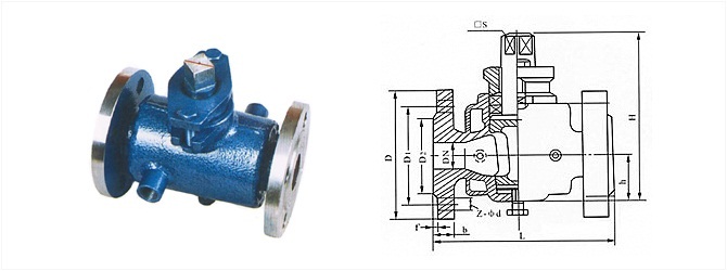 二通保温旋塞阀 二通保温旋塞阀